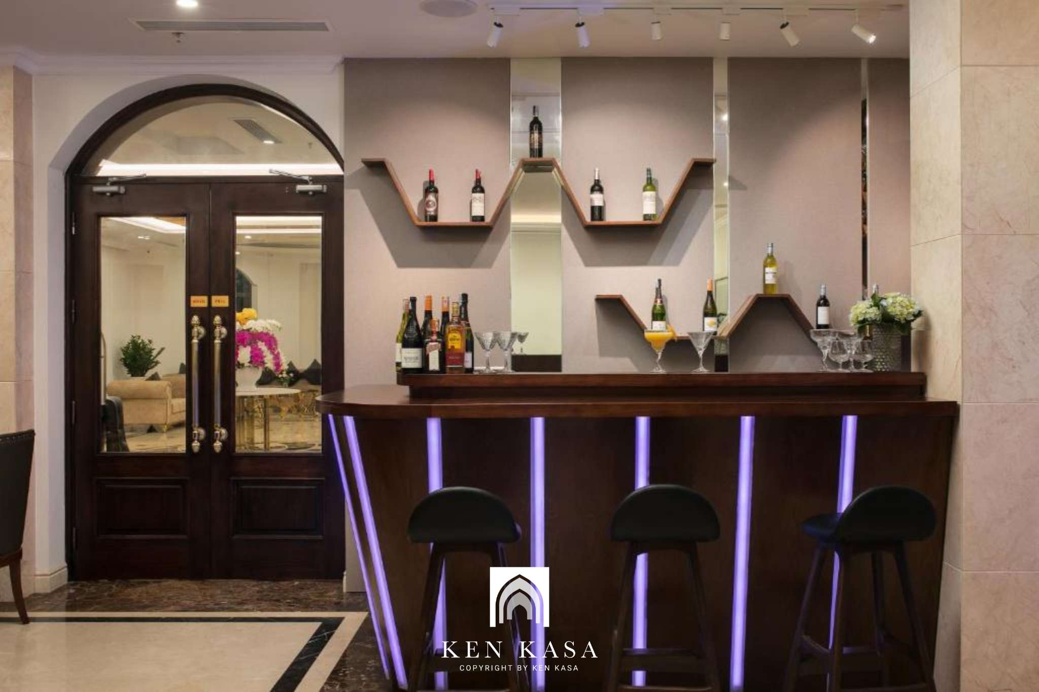 Khu vực pha chế của khách sạn Halios Ha Long